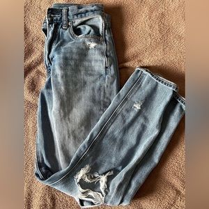 American Eagle Ripped Mom Jeans